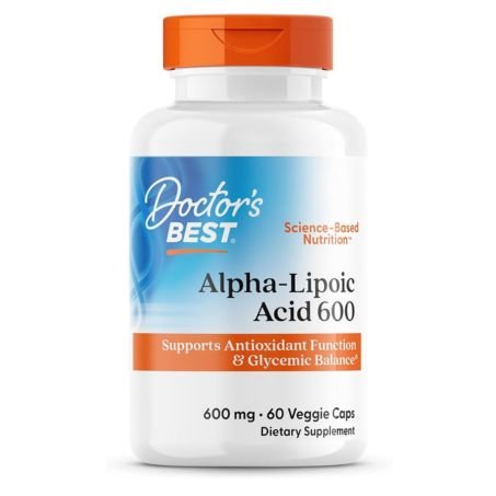 Doctor's Best, Alpha-Lipoic Acid 600, 600 mg, 60 Veggie Caps in Pakistan