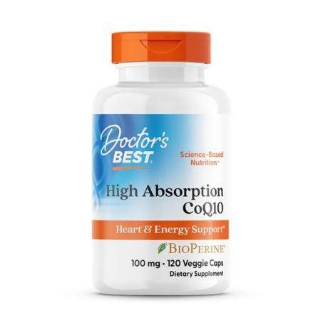 Doctor's Best, High Absorption CoQ10 with BioPerine®, 100 mg, 120 Veggie Caps in Pakistan