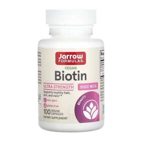 Jarrow Formulas, Biotin, 5,000 mcg, 100 Veggie Capsules in Pakistan