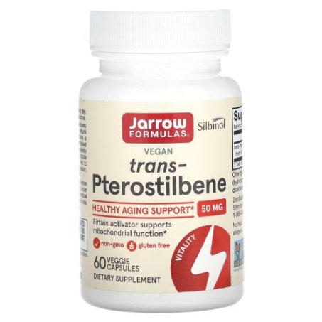 Jarrow Formulas, Trans-Pterostilbene, 50 mg, 60 Veggie Capsules in Pakistan