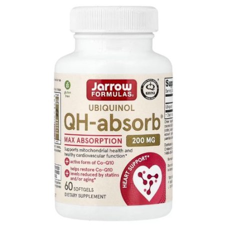 Jarrow Formulas, Ubiquinol, QH-Absorb, Max Absorption, 200 mg, 60 Softgels in Pakistan