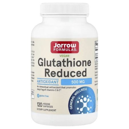Jarrow Formulas, Vegan Glutathione Reduced, 500 mg, 120 Veggie Capsules in Pakistan