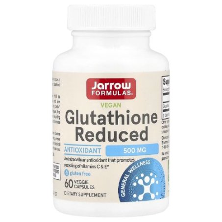 Jarrow Formulas, Vegan Glutathione Reduced, 500 mg, 60 Veggie Caps in Pakistan