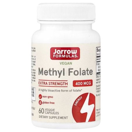 Jarrow Formulas, Vegan Methyl Folate, 400 mcg, 60 Veggie Capsules in Pakistan