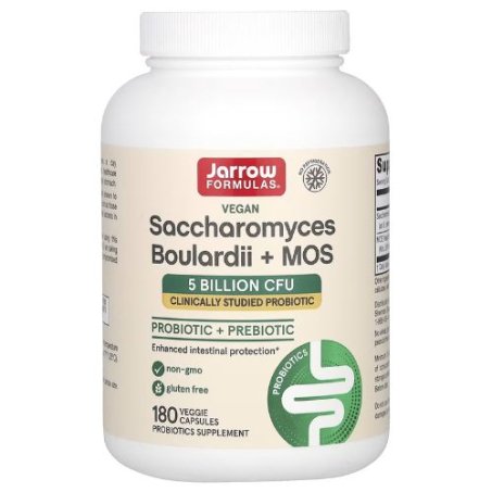 Jarrow Formulas, Vegan Saccharomyces Boulardii + MOS, 5 Billion CFU, 180 Veggie Capsules in Pakistan