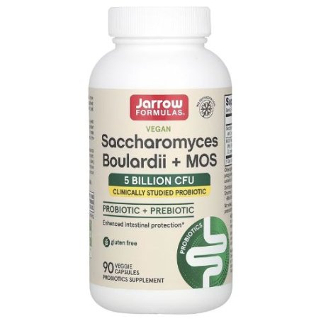 Jarrow Formulas, Vegan Saccharomyces Boulardii + MOS, 5 Billion CFU, 90 Veggie Capsules in Pakistan