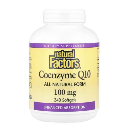 Natural Factors, Coenzyme Q10, 100 mg, 240 Softgels in Pakistan