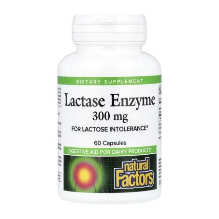 Natural Factors, Lactase Enzyme, 300 mg, 60 Capsules in Pakistan