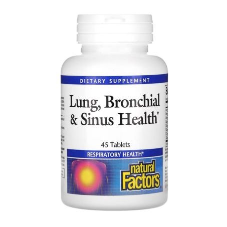 Natural Factors, Lung, Bronchial & Sinus Health, 45 Tablets in Pakistan