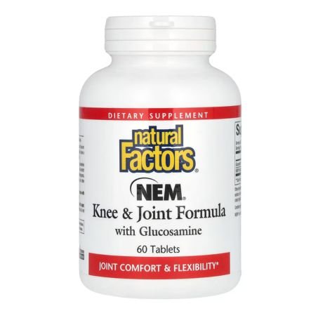 Natural Factors, NEM, Knee & Joint Formula with Glucosamine, 60 Tablets in Pakistan