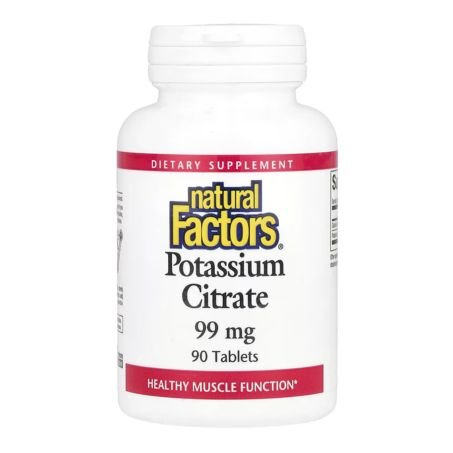 Natural Factors, Potassium Citrate, 99 mg, 90 Tablets in Pakistan