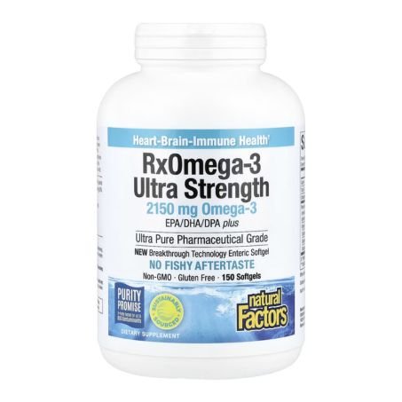 Natural Factors, RxOmega-3 Ultra Strength, 2150 mg, 150 Softgels in Pakistan