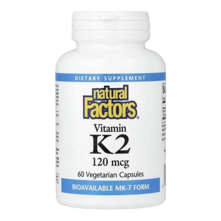 Natural Factors, Vitamin K2, 120 mcg, 60 Vegetarian Capsules in Pakistan